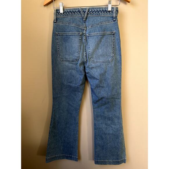 Veronica Beard Jeans Carson Braided Nova Womens Pants Size 26 New Rare Pockets - Picture 3 of 11
